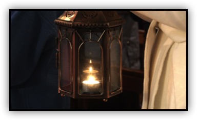 The presentatation Sisters carry the lantern as a symbol of their mission in Fethard