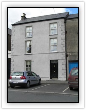 End-of-terrace two-bay three-storey house, built c. 1900