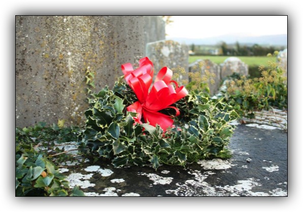 Wreaths for graves in Ireland